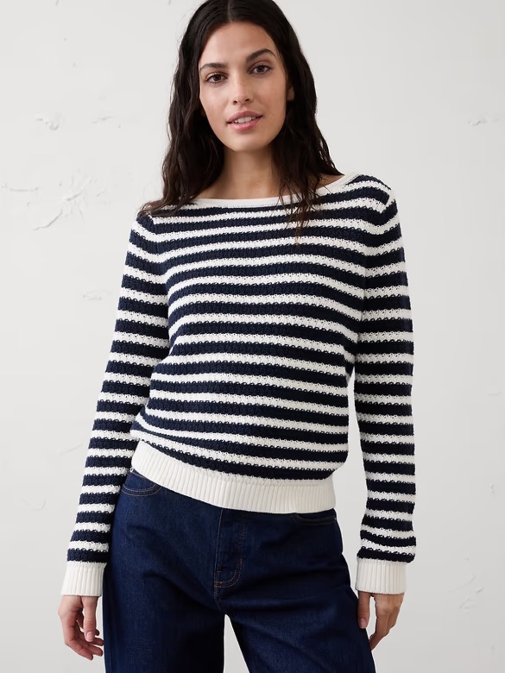 NWT Banana Republic crochet long sleeve